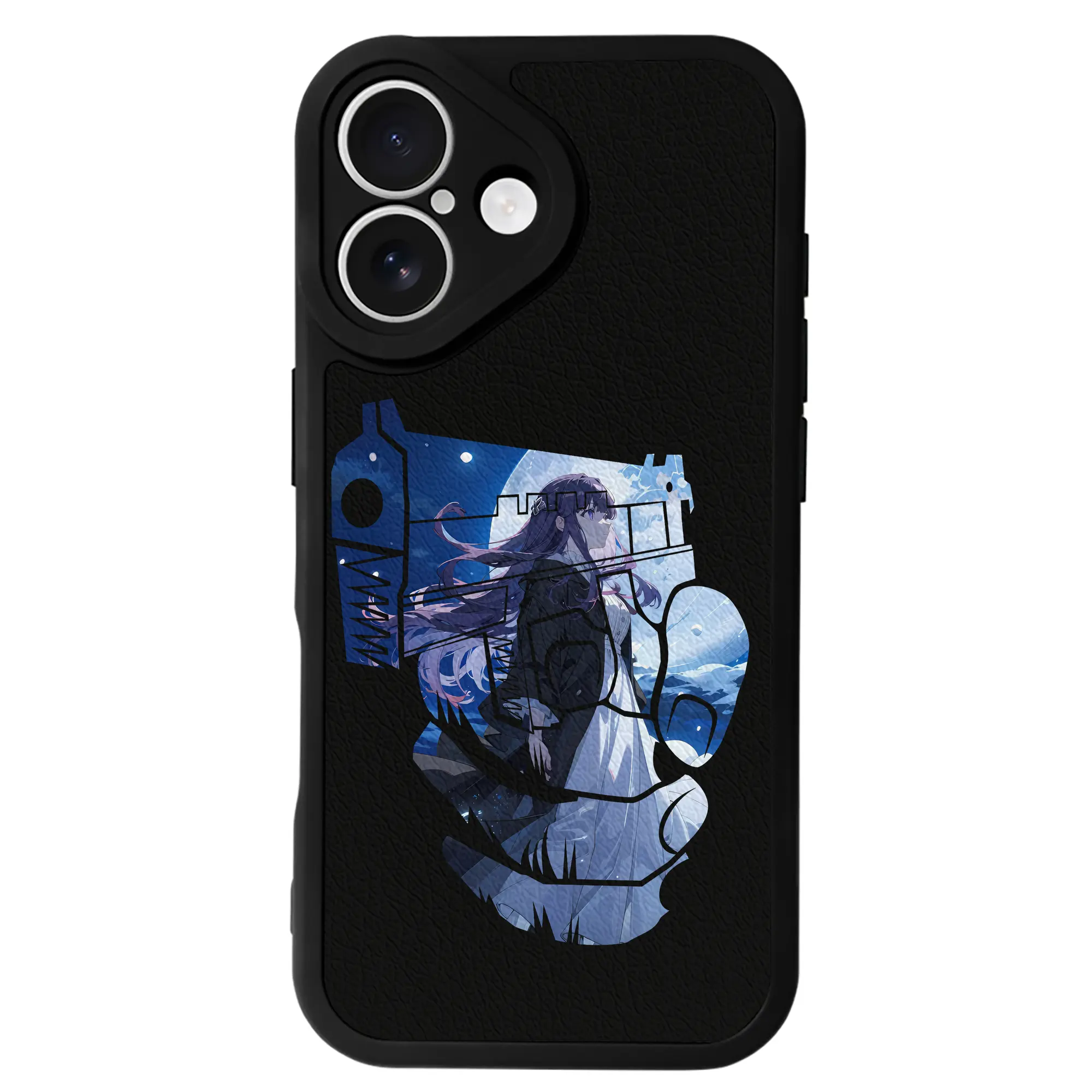 葬送のフリーレン（Frieren） グッズ,フェルン（Fern） - IPhone 16シリーズ対応 ・ シリコンスマホケース ・ レザー調 ・ 高精度フィット ・ 耐衝撃 ・ ワイヤレス充電対応 ・ 精密カット